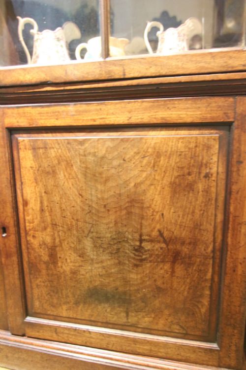 FINE GEORGIAN MAHOGANY GLAZED DISPLAY CABINET - ADDITIONAL PHOTO 2