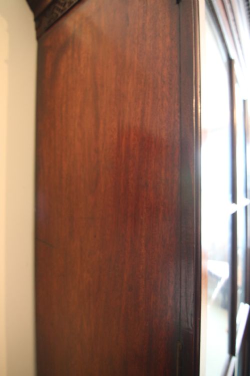 FINE GEORGIAN MAHOGANY GLAZED DISPLAY CABINET - ADDITIONAL PHOTO 7