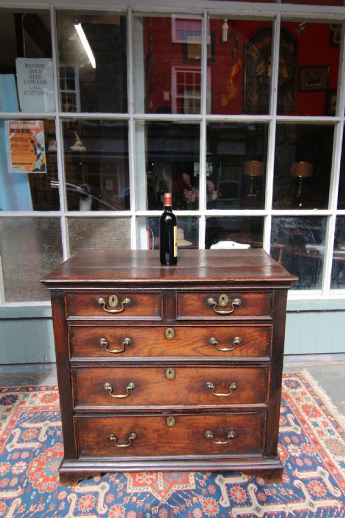 18TH CENTURY OAK CHEST OF DRAWERS - ADDITIONAL PHOTO 15