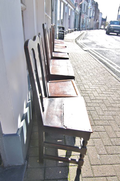 HARLEQUIN SET OF TEN GOOD 17TH18TH CENTURY OAK CHAIRS - ADDITIONAL PHOTO 6