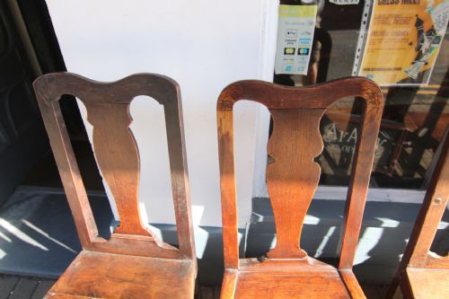 HARLEQUIN SET OF TEN GOOD 17TH18TH CENTURY OAK CHAIRS - ADDITIONAL PHOTO 17