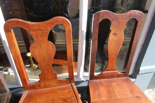 HARLEQUIN SET OF TEN GOOD 17TH18TH CENTURY OAK CHAIRS - ADDITIONAL PHOTO 18