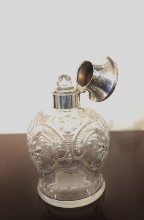 19TH CENTURY SILVER SCENT BOTTLE - ADDITIONAL PHOTO 4