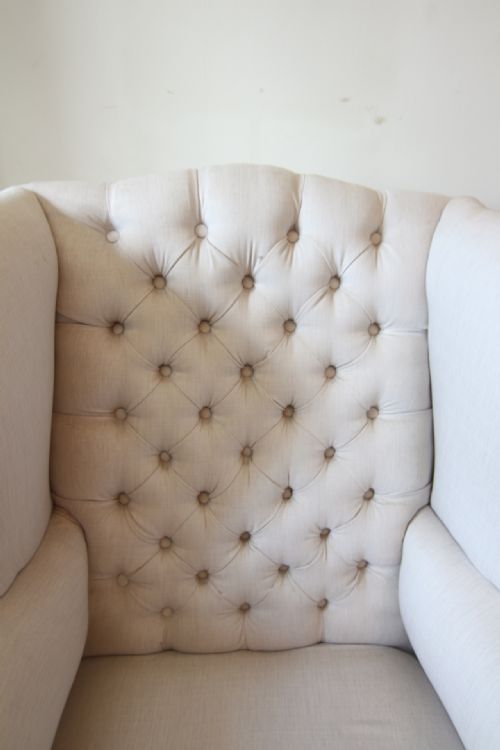 LARGE 18TH CENTURY MID GEORGIAN MAHOGANY WING ARMCHAIR - ADDITIONAL PHOTO 6