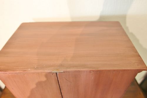 19TH CENTURY MINIATURE APPRENTICE CHEST OF DRAWERS WITH SECRET DRAWER - ADDITIONAL PHOTO 9