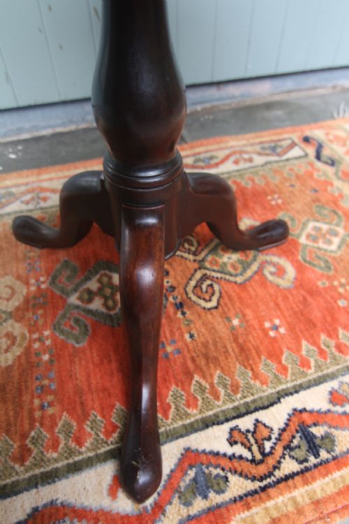 18TH CENTURY ONE PIECE TOP BIRD CAGE TRIPOD TABLE - ADDITIONAL PHOTO 1