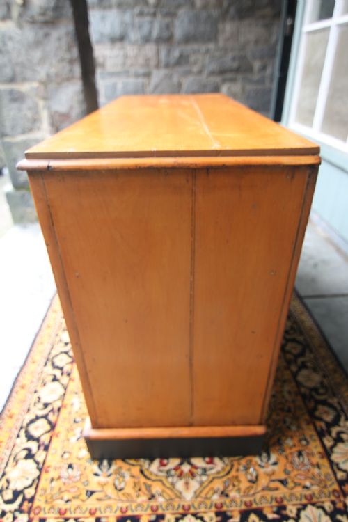 19TH CENTURY PINE 4 DRAWER CHEST OF DRAWERS - ADDITIONAL PHOTO 3