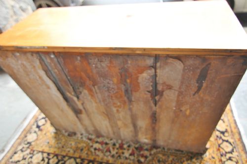 19TH CENTURY PINE 4 DRAWER CHEST OF DRAWERS - ADDITIONAL PHOTO 6