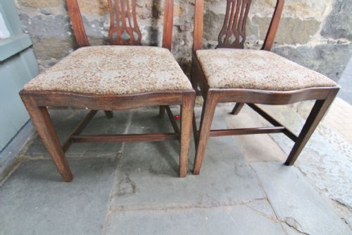 PAIR OF 19TH CENTURY UPHOLSTERED CHAIRS - ADDITIONAL PHOTO 2