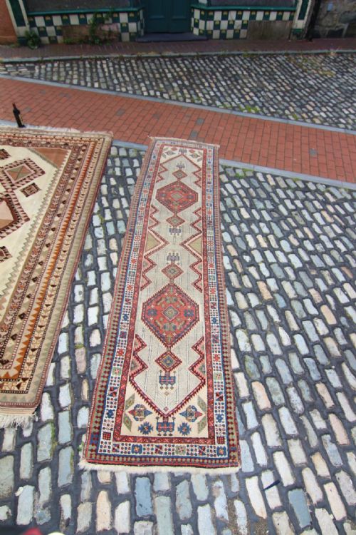 LARGE HEAVY IRANIAN SAHAB RUG RUNNER - ADDITIONAL PHOTO 2