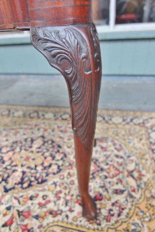 FINE IRISH MAHOGANY GAMES TABLE - ADDITIONAL PHOTO 4