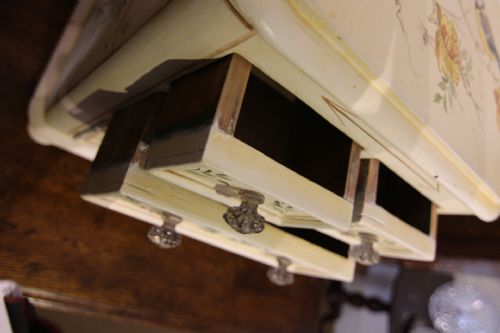 19TH CENTURY PAINTED FOUR DRAWERS APPRENTICE CHEST OF DRAWERS - ADDITIONAL PHOTO 6