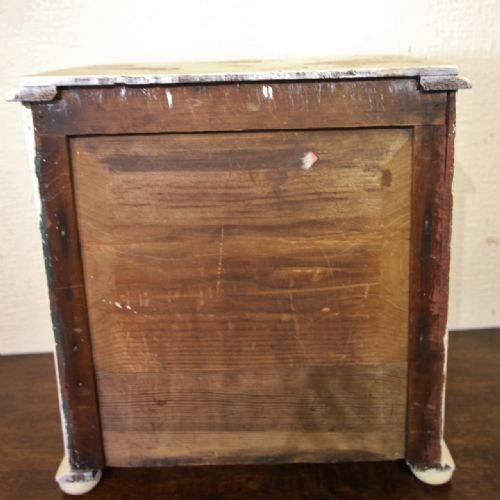 19TH CENTURY PAINTED FOUR DRAWERS APPRENTICE CHEST OF DRAWERS - ADDITIONAL PHOTO 8