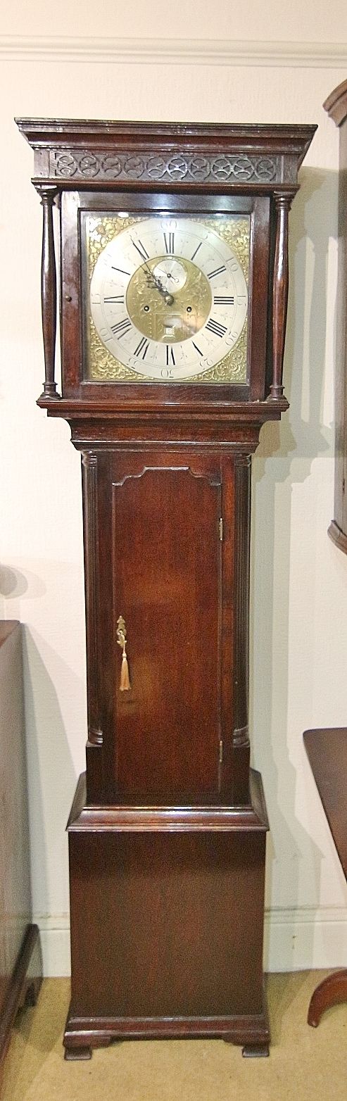 FINE 18TH CENTURY WELSH OAK LONGCASE BY 'JOHN OWEN, LLANRWST'