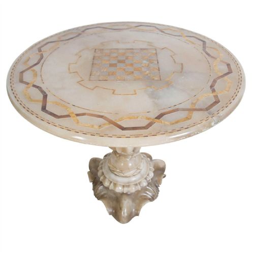 a stunning c19th italian alabaster centre table - CATEGORY: ANTIQUE TABLES - DATED 19TH CENTURY