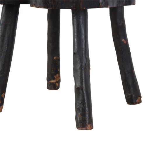 A LARGE C19TH YEWWOOD LOW RUSTIC OCCASIONAL TABLE - ADDITIONAL PHOTO 3