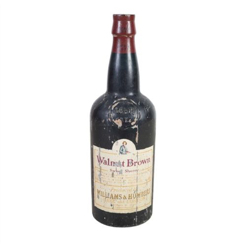 early 20th century advertising sherry bottle - CATEGORY: ANTIQUE MISCELLANEOUS - DATED 1910