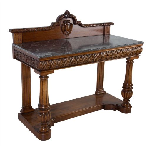 geo iv mahogany althorp hall console table - CATEGORY: ANTIQUE TABLES - DATED 19TH CENTURY