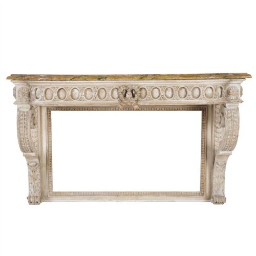 early c19th decorated wall hanging console table - CATEGORY: ANTIQUE TABLES - DATED 19TH CENTURY