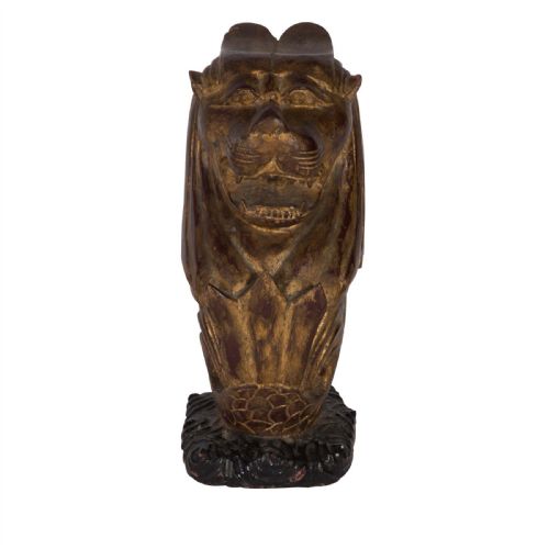 C19TH CONTINENTAL CARVING OF A MYTHICAL ANIMAL - ADDITIONAL PHOTO 1