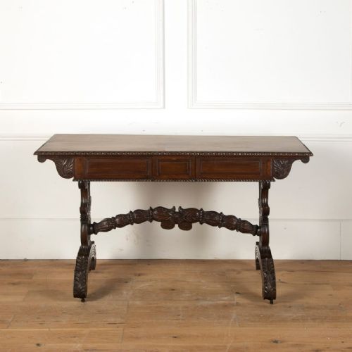 C19TH ANGLO INDIAN PADOUK LIBRARY CENTRE TABLE - ADDITIONAL PHOTO 8