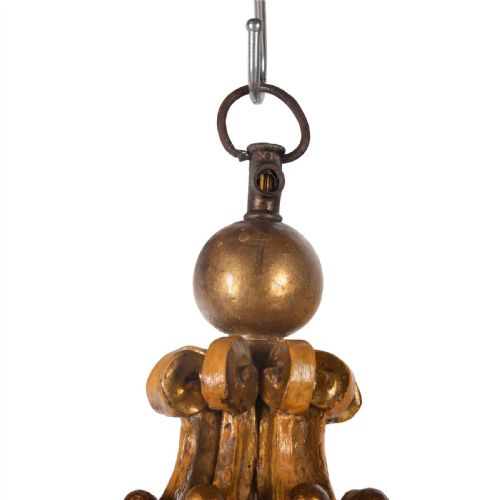 IMPRESSIVE C19TH ITALIAN GILTWOOD LANTERN - ADDITIONAL PHOTO 1