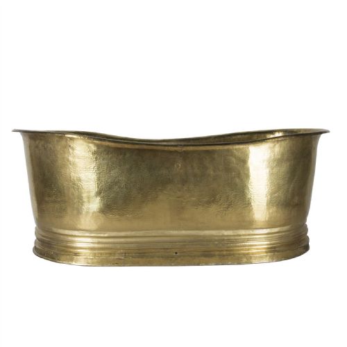 MASSIVE EARLY C20TH BRASS BATH - ADDITIONAL PHOTO 1