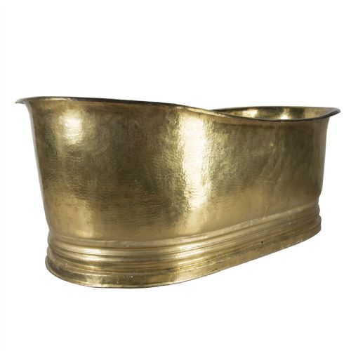 MASSIVE EARLY C20TH BRASS BATH - ADDITIONAL PHOTO 2