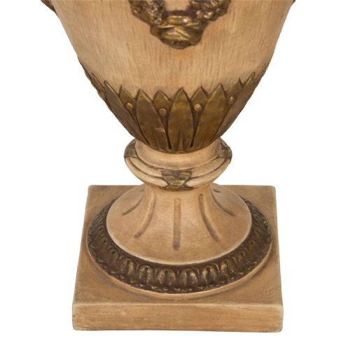 PAIR OF EARLY C20TH TERRACOTTA VASE URNS - ADDITIONAL PHOTO 4