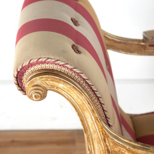 REGENCY GILTWOOD HENRY HOLLAND ARMCHAIR - ADDITIONAL PHOTO 5