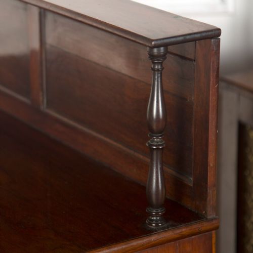 PAIR OF REGENCY MAHOGANY SIDE CABINETS - ADDITIONAL PHOTO 3