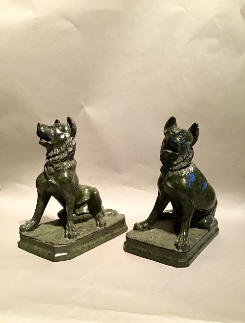 PAIR OF GRAND TOUR MARBLES OF ALCIBIADES HOUNDS - ADDITIONAL PHOTO 3