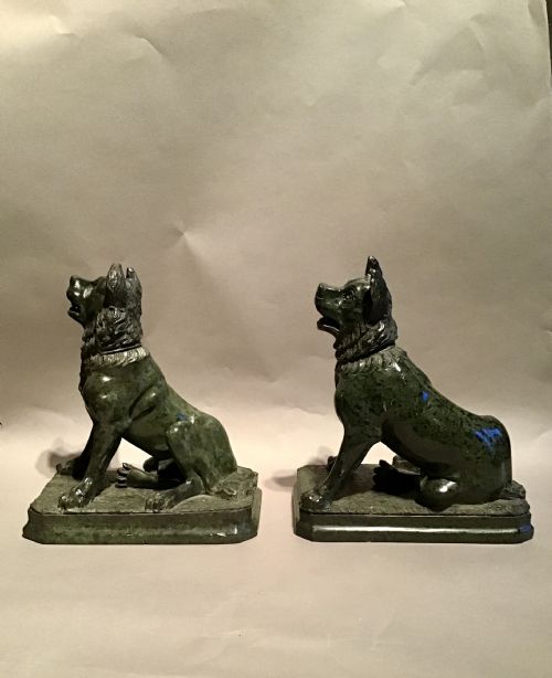 PAIR OF GRAND TOUR MARBLES OF ALCIBIADES HOUNDS - ADDITIONAL PHOTO 4