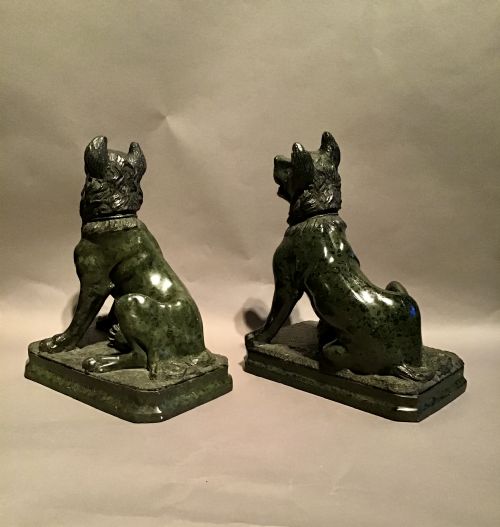 PAIR OF GRAND TOUR MARBLES OF ALCIBIADES HOUNDS - ADDITIONAL PHOTO 5
