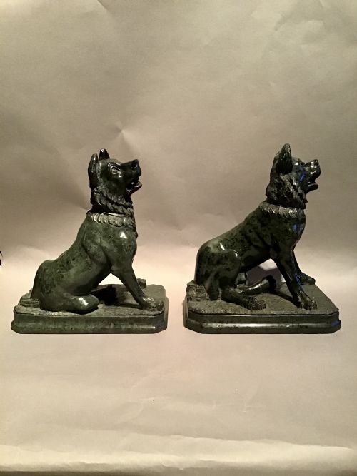 PAIR OF GRAND TOUR MARBLES OF ALCIBIADES HOUNDS - ADDITIONAL PHOTO 8