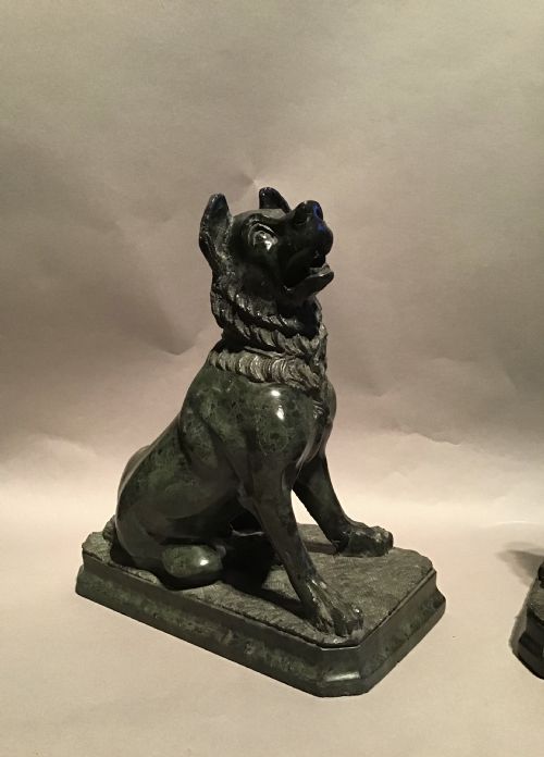 PAIR OF GRAND TOUR MARBLES OF ALCIBIADES HOUNDS - ADDITIONAL PHOTO 11