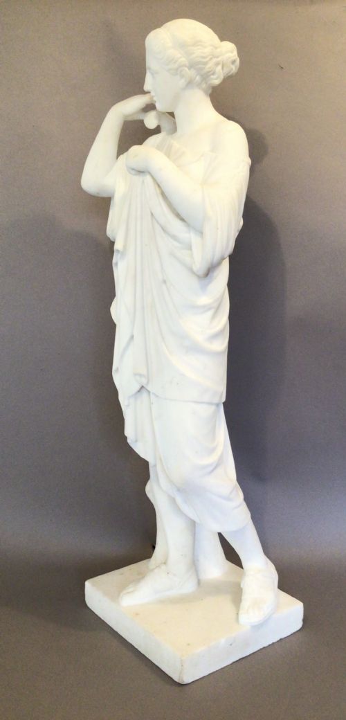 C19TH ITALIAN GRAND TOUR MARBLE STATUE - ADDITIONAL PHOTO 3