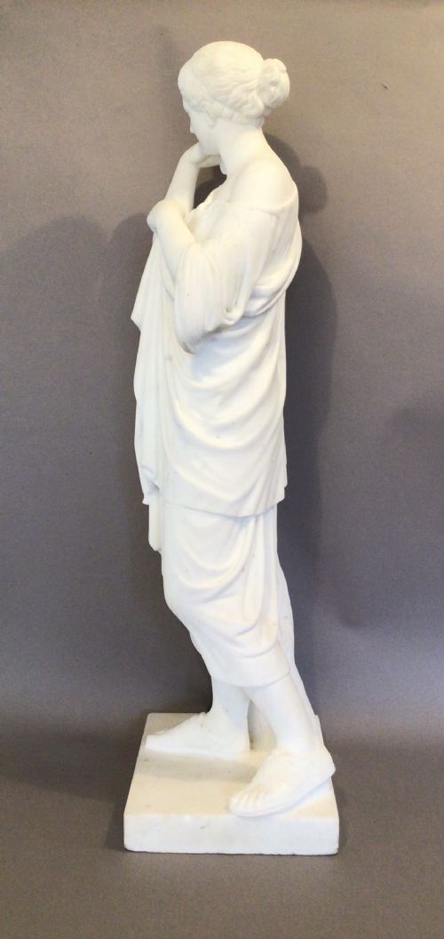 C19TH ITALIAN GRAND TOUR MARBLE STATUE - ADDITIONAL PHOTO 4