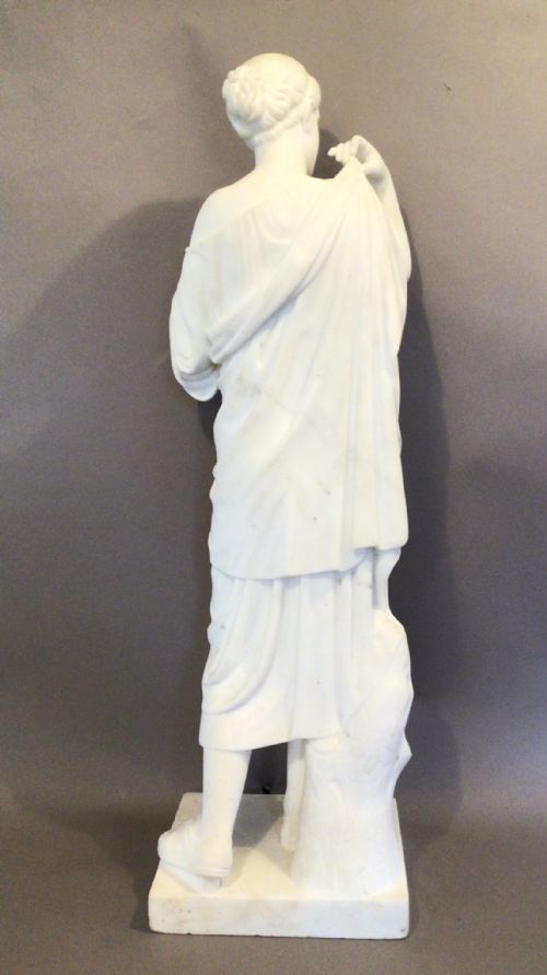 C19TH ITALIAN GRAND TOUR MARBLE STATUE - ADDITIONAL PHOTO 6