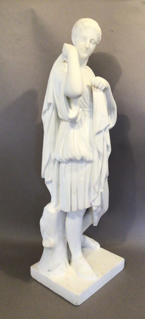 C19TH ITALIAN GRAND TOUR MARBLE STATUE - ADDITIONAL PHOTO 9