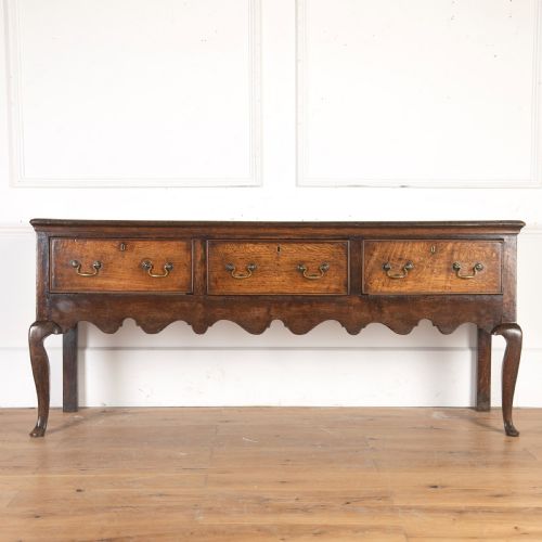 GOOD 18TH CENTURY OAK DRESSER - ADDITIONAL PHOTO 7
