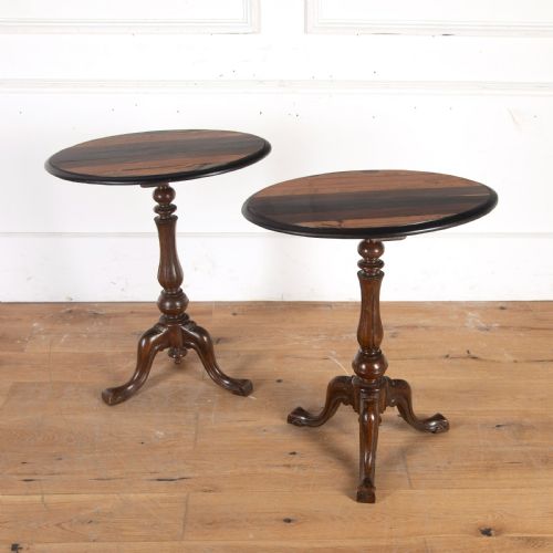 c19th pair of angloindian occasional tables - CATEGORY: ANTIQUE TABLES - DATED 19TH CENTURY