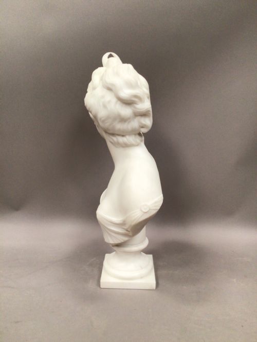 19TH CENTURY GRAND TOUR MARBLE BUST OF DIANA - ADDITIONAL PHOTO 8