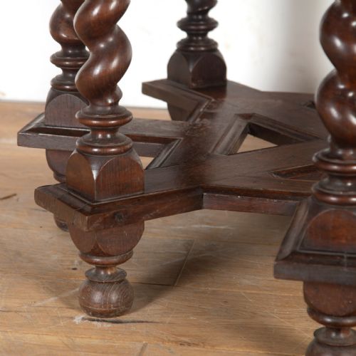 19TH CENTURY CENTREHALL TABLE WITH MARBLE TOP - ADDITIONAL PHOTO 4