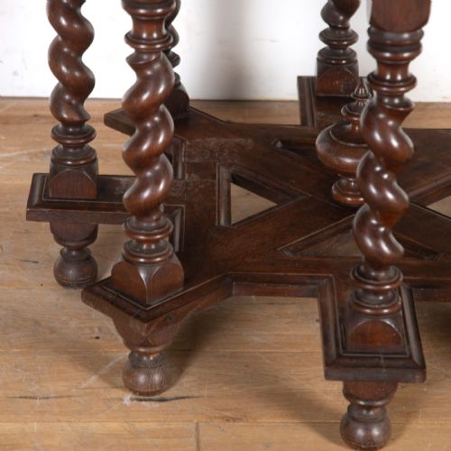 19TH CENTURY CENTREHALL TABLE WITH MARBLE TOP - ADDITIONAL PHOTO 6