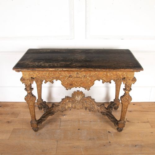 18TH CENTURY ITALIAN GILTWOOD CONSOLE TABLE - ADDITIONAL PHOTO 3