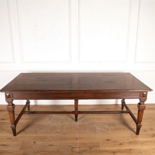 LARGE C19TH OAK FARMHOUSE TABLE - ADDITIONAL PHOTO 2