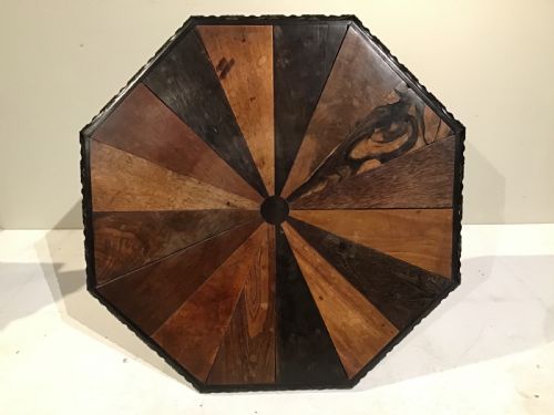 C19TH ANGLO INDIAN EBONY SPECIMEN TOP OCCASIONAL TABLE - ADDITIONAL PHOTO 1