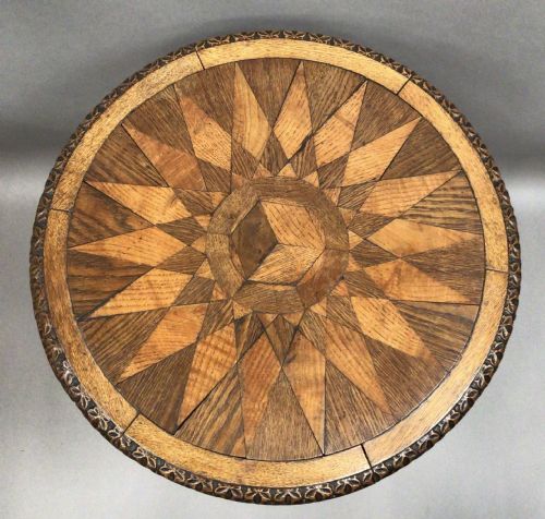 19TH CENTURY OAK OCCASIONAL TABLE - ADDITIONAL PHOTO 3