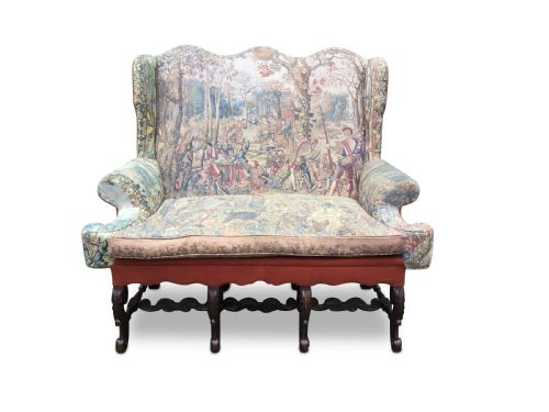 19TH CENTURY CAROLEAN STYLE SETTEE - ADDITIONAL PHOTO 10